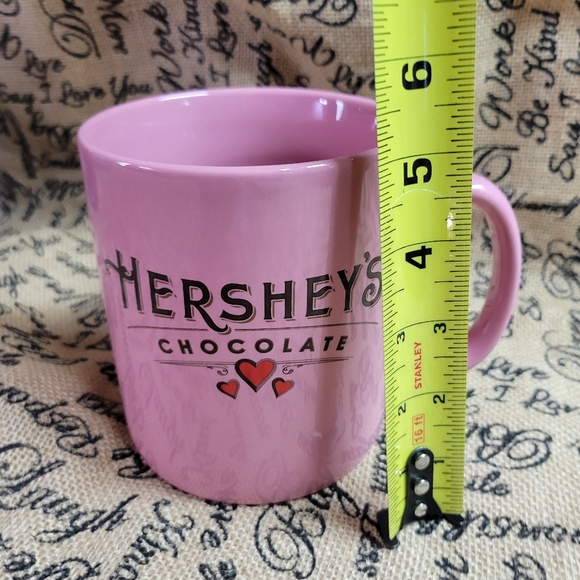 Hershey's Pink w/hearts jumbo coffee Mug limited edition - Picture 5 of 8